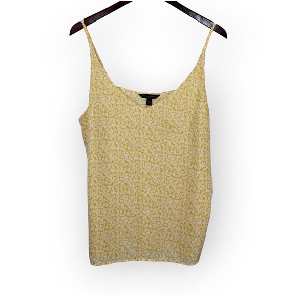 Large BR BananaRepublic Scoop Modal LightBlue Tee • Yellow Floral Cami Tank - Picture 6 of 12